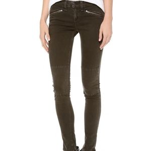 Rag and bone olive denim